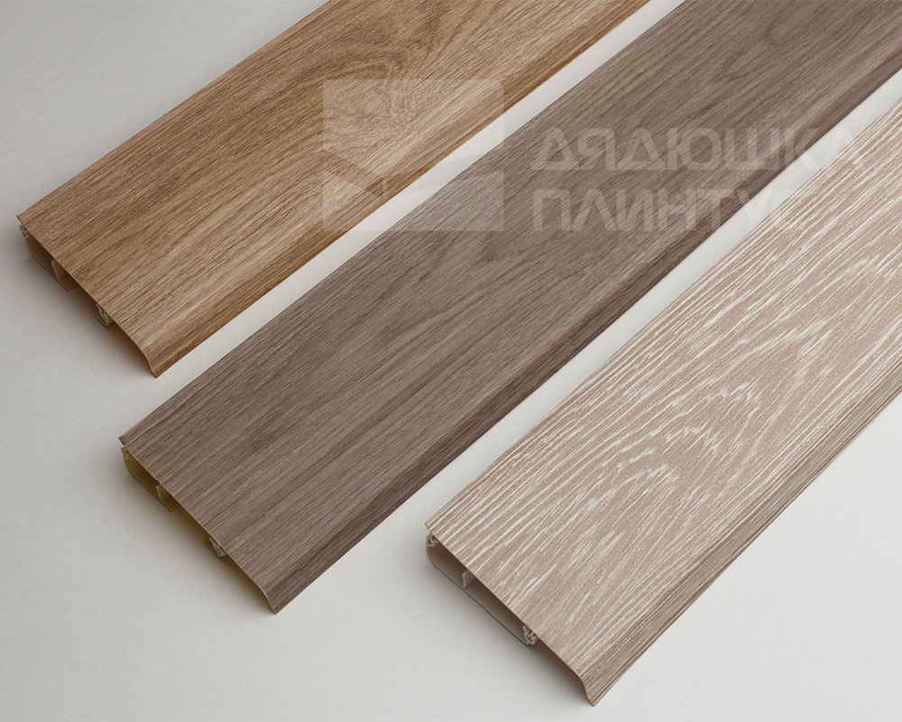 Плинтус ПВХ Salag Lima 72мм 2,5м LY0014 Дуб Пустынный