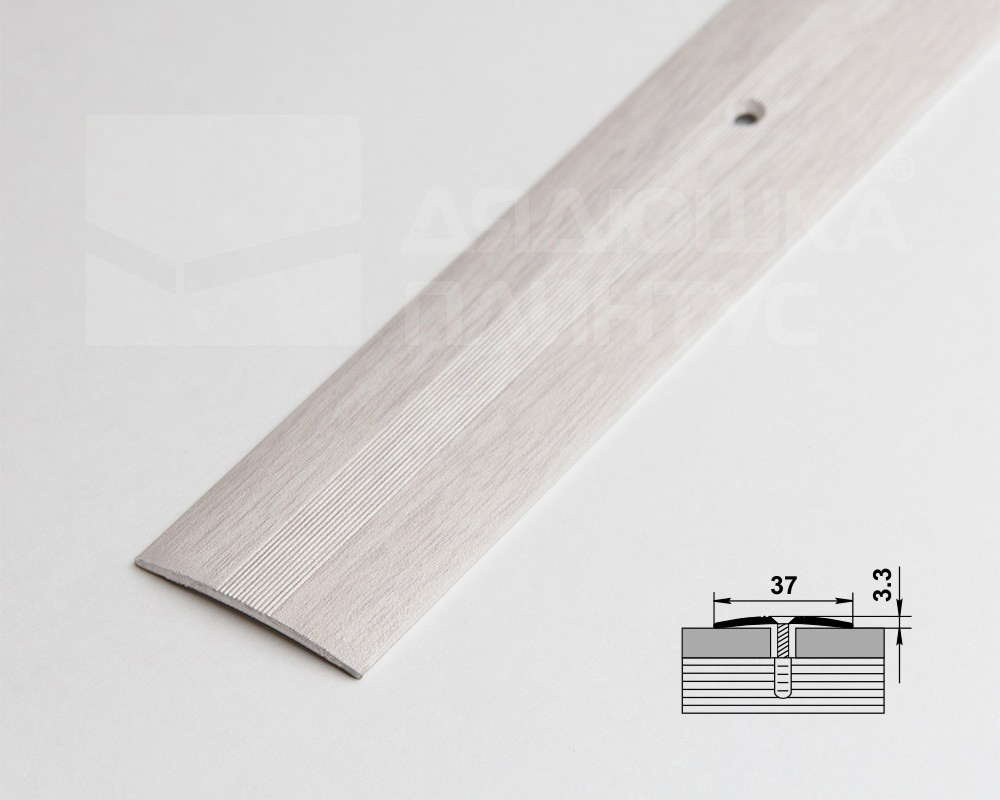 Порог одноуровневый ПС 03.2700.2106 Ясень белый