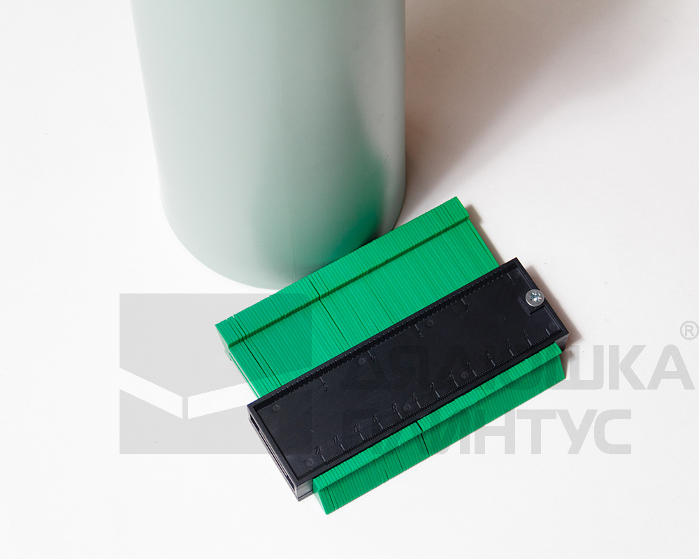 Шаблон для подрезки отделочных материалов 12 см