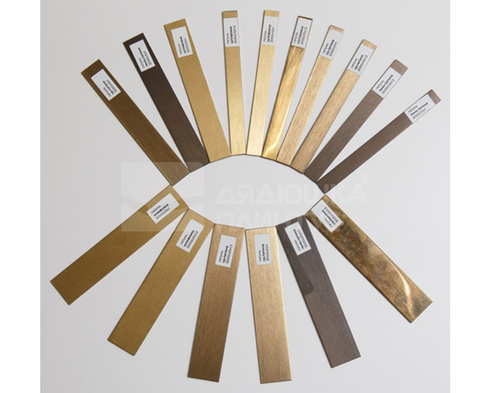 PVL89-05 Полоса латунь антик медь светлая 20мм 2,7м