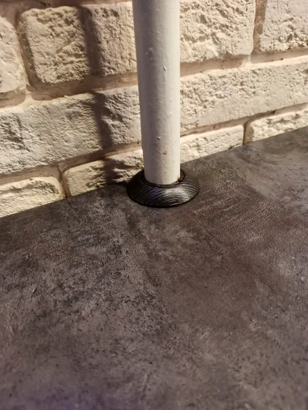 Обвод для труб 3/4 ПВХ ИДЕАЛ 28мм 292 Орех Миланский