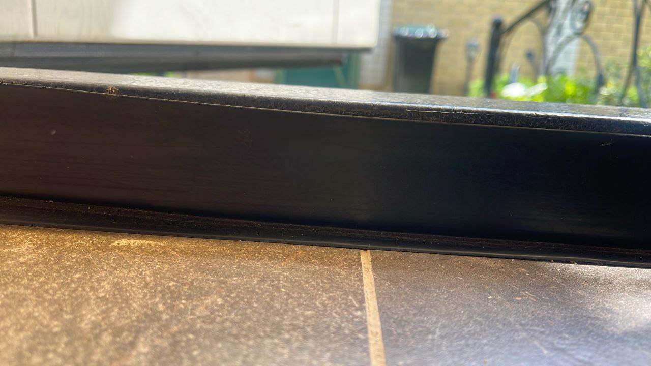 Плинтус ПВХ гибкий Flex 24 м. Черный