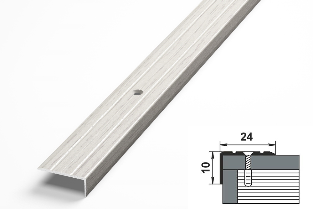 Порог угловой ПУ 01.2700.2105 Дуб арктик