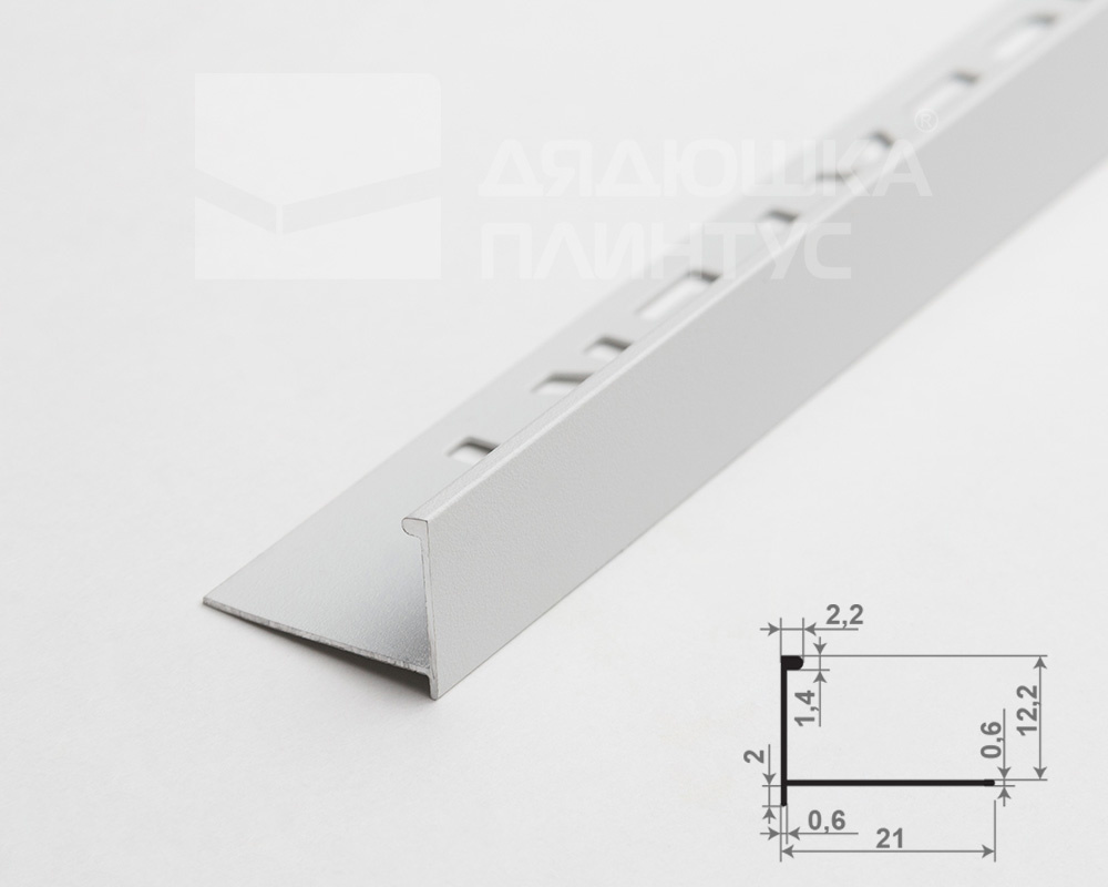 Профиль окантовочный Волшебная палочка Expert MSPKE 01-12K.2700.16 12Kмм 2,7м Белый