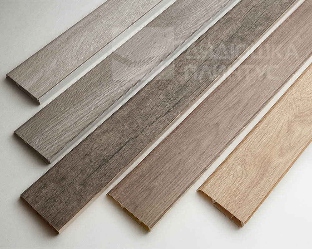 Плинтус ПВХ Salag Lima 72мм 2,5м. Джилонг