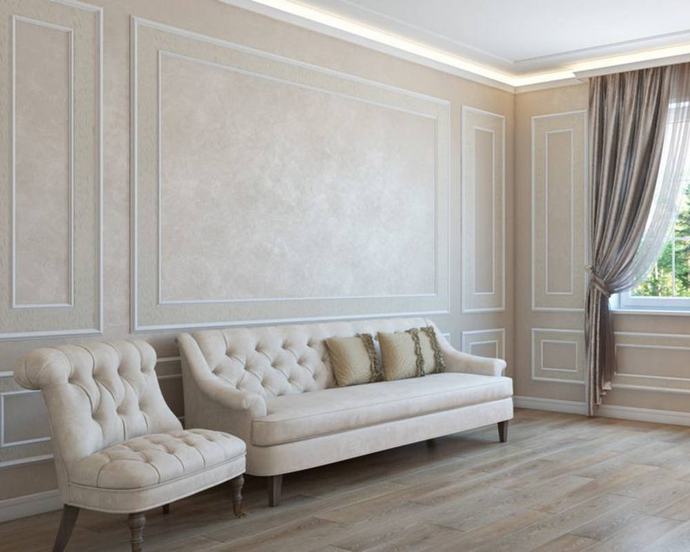 Плинтус потолочный из полистирола высокой плотности HI-WOOD A70V1 70х21мм 2,0м