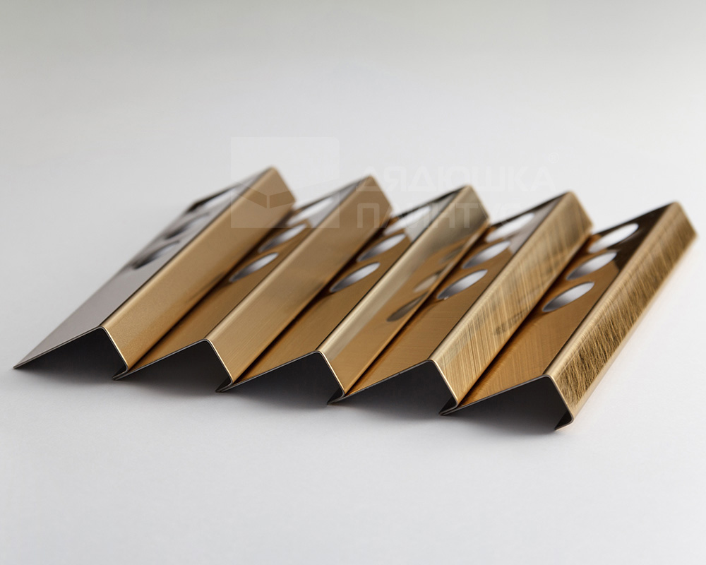 Профиль окантовочный К 8НСВ(304).2700.002 2,7 м Золото