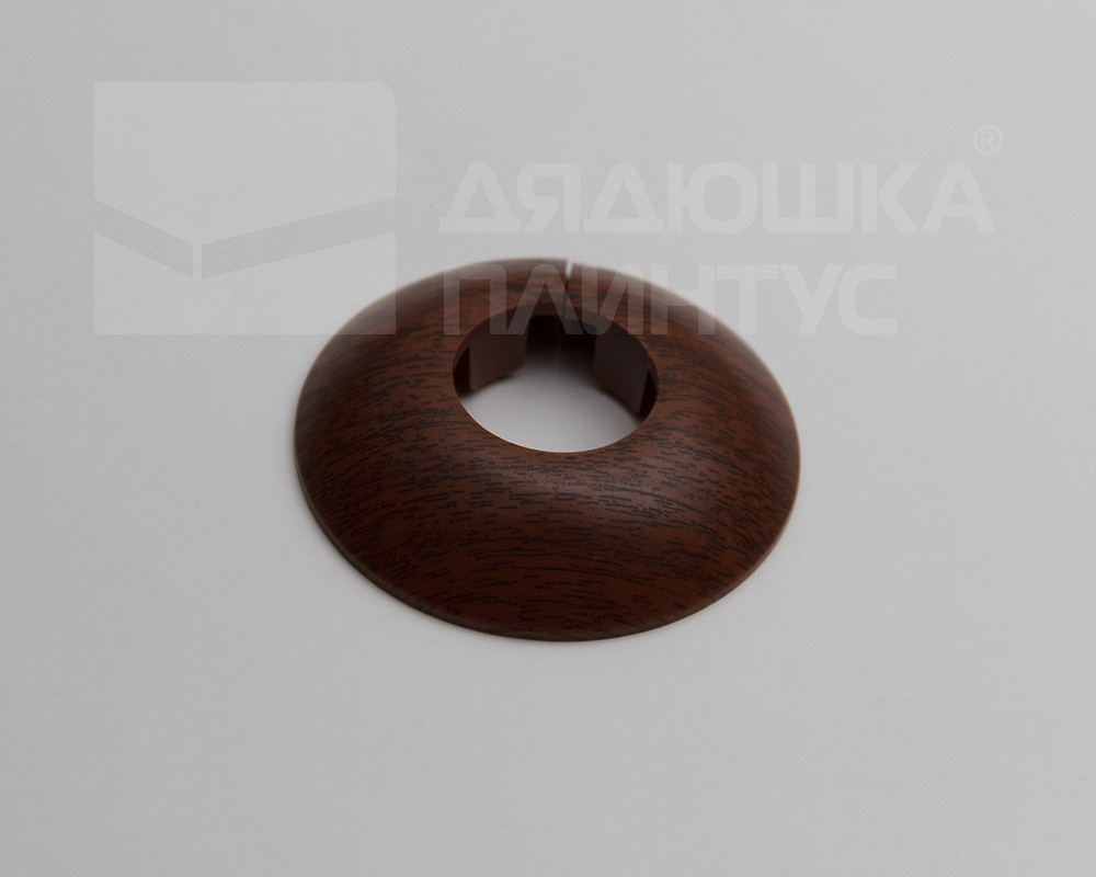 Обвод для труб 3/4 ПВХ ИДЕАЛ 28мм 25шт/уп 293 Орех Темный