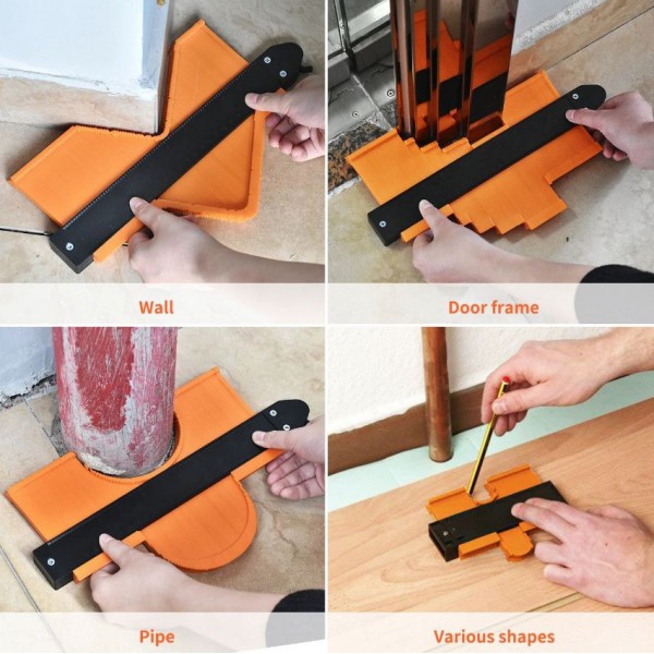 Шаблон для подрезки отделочных материалов 12 см