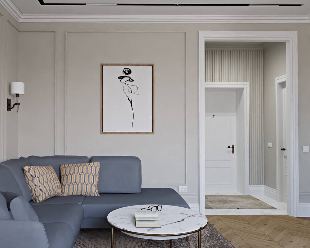 Плинтус потолочный из полистирола высокой плотности HI-WOOD A165L 165х62мм 2,0м