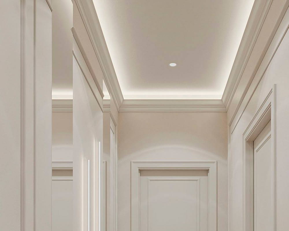 Карниз потолочный NMC WT10 80*80*2000 Белый под покраску