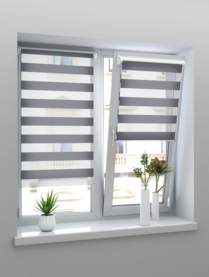 Роллета день/ночь КАНЗАС УЮТ 57*160 Светло-серый