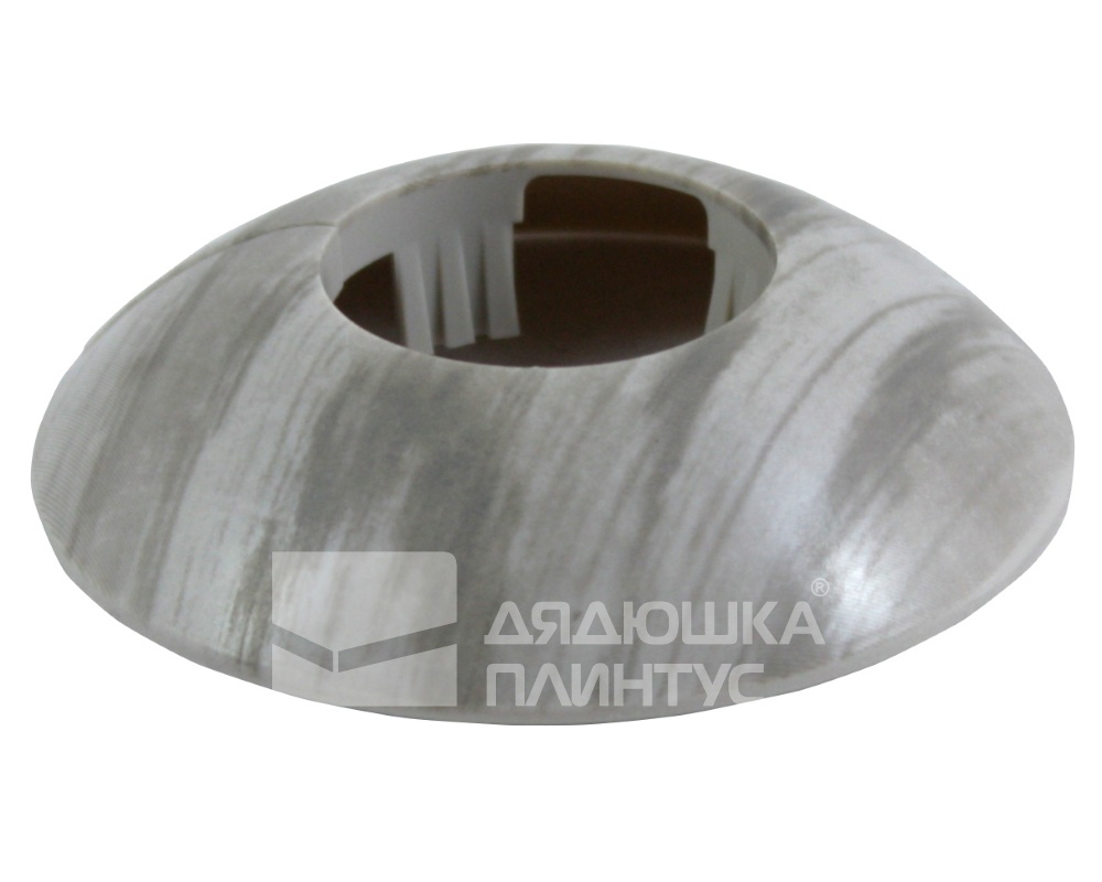 Розетта для труб ПВХ Грейс D16 195 Сосна серебристая