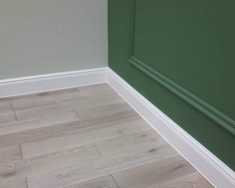 Плинтус ХДФ Dollken Cubu Hamburg Style 80мм х 2,5 м 5012 Белый