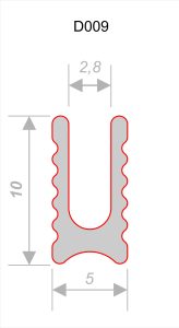 Теневой профиль Decaro Engineering D009A Бронза 3,0 м