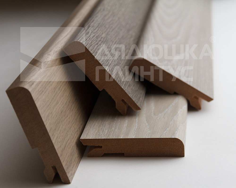 Плинтус МДФ Лука Пл 100-1МДФ.2700.Point line 24034 Черный лофт