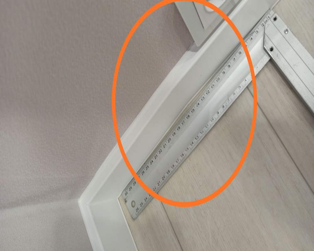 Плинтус ХДФ Dollken Cubu Flex Life XL 80 мм х 2,5 м 5012 Белый