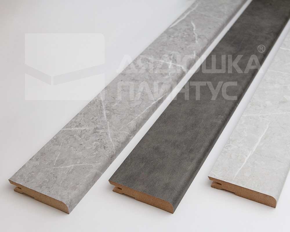 Плинтус МДФ Лука Пл 80МДФ.2700. 24116 Белый