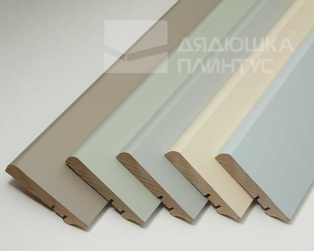 Плинтус МДФ Волшебная палочка 81402 81мм 2,4м. Окрашенная. NCS 1002Y50R