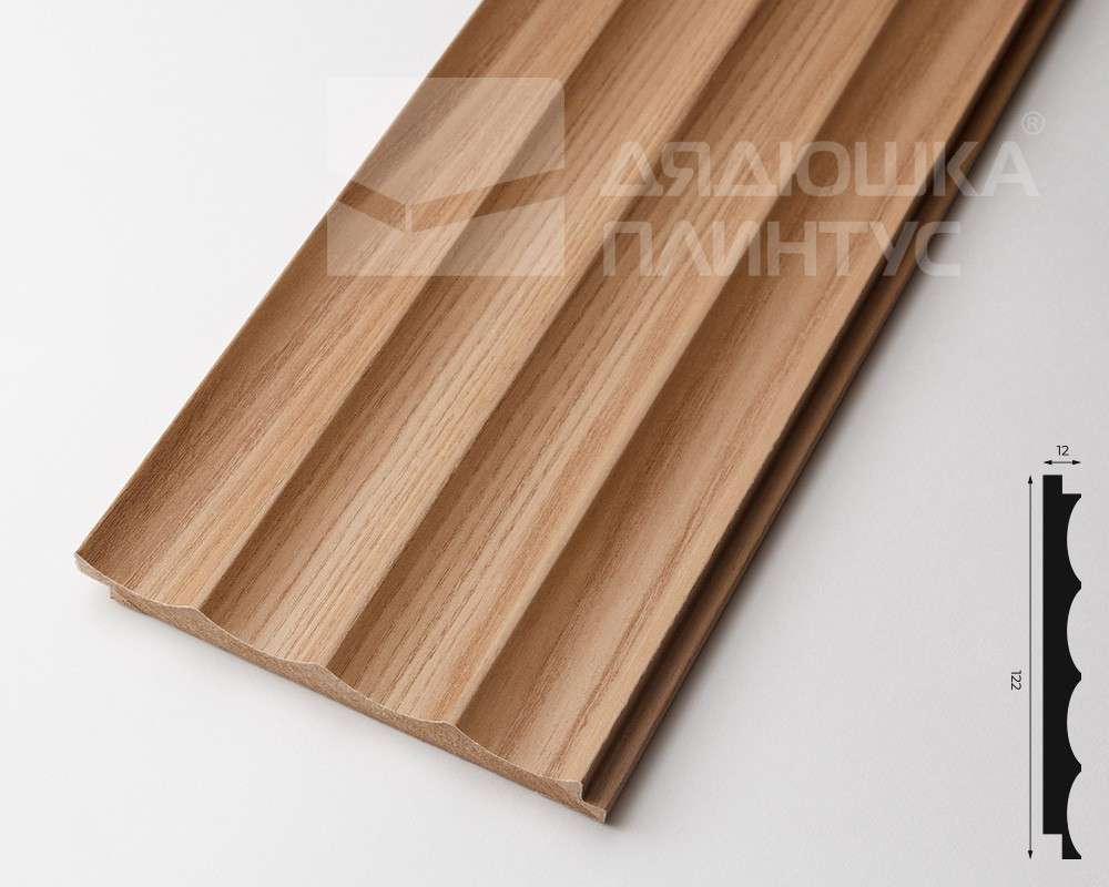 Панель МДФ ACUPAN 61.08.122506.95 волны 12х122х2760 мм Эльм натуральный
