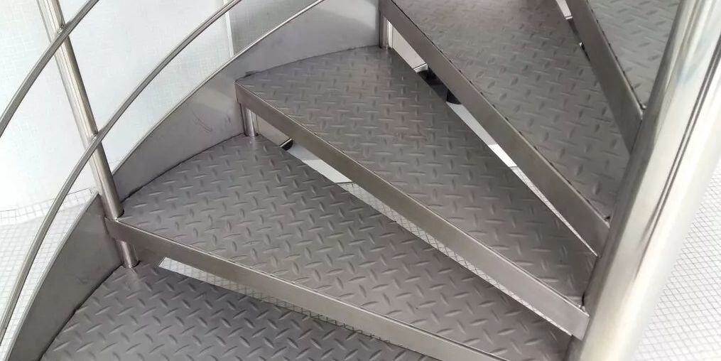 Лист рифлёный алюминиевый Лкв 02.05.00 300х600 мм