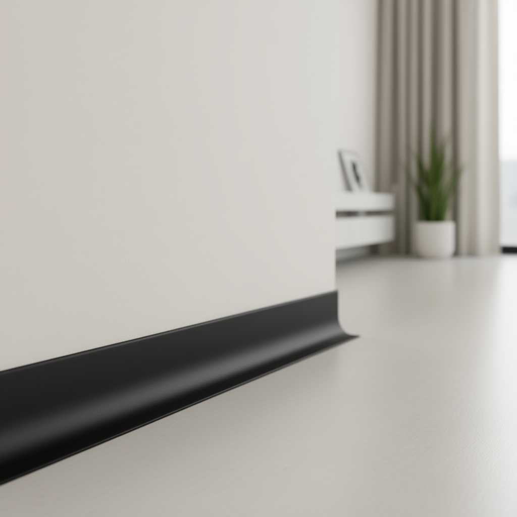 Антиплинтус алюминиевый Апл 04.2700.01л Анод серебро