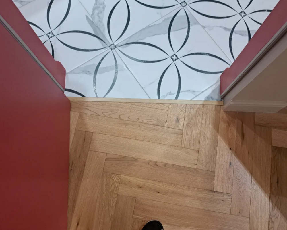 Порог одноуровневый ПС 11.2700.288 Орех