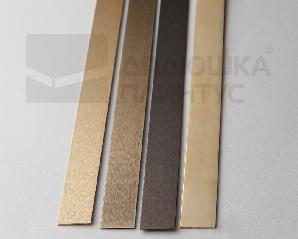 PVL89-05 Полоса латунь антик медь светлая 20мм 2,7м