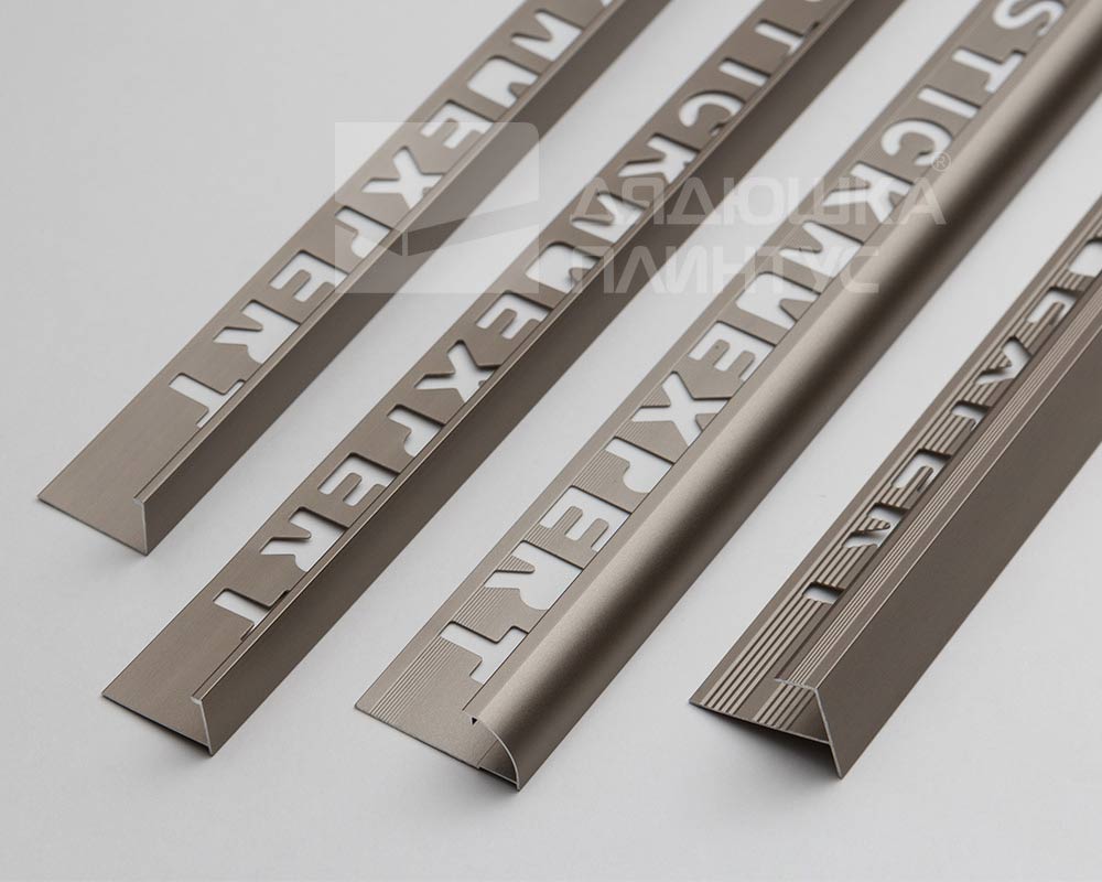 Профиль окантовочный Волшебная палочка Expert MSPKE 01-12K.2700.042L 12Kмм 2,7м Шампань матовая