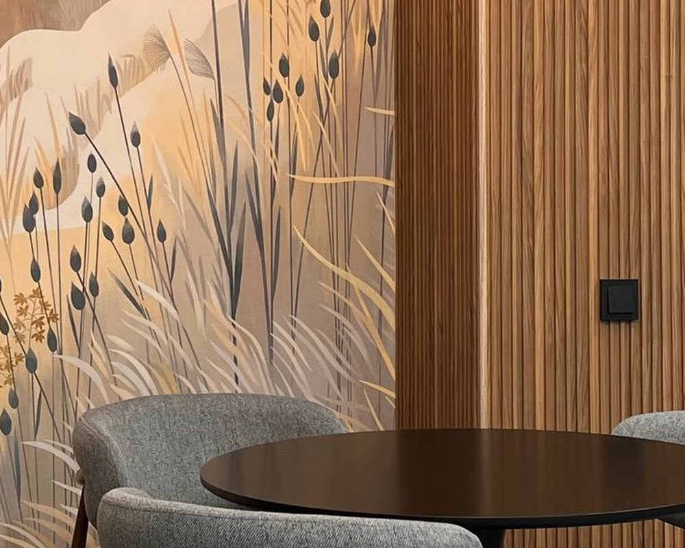 Панель МДФ ACUPAN 61.08.122507.92 трубки 12х122х2760 мм Орех светлый