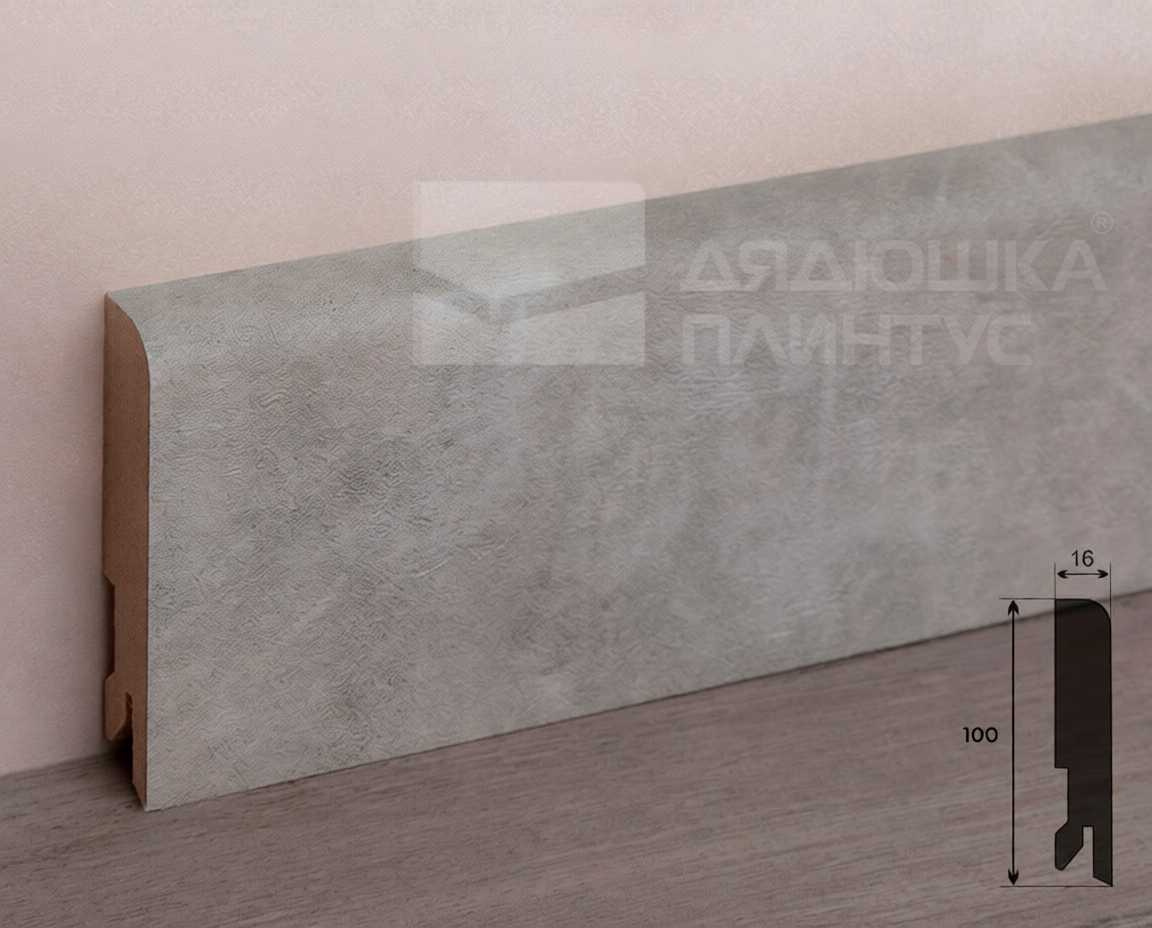 Плинтус МДФ Лука Пл 100-1МДФ.2700.Point line 24066 Бетон лофт светлый