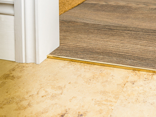 П-образный латунный профиль 10 мм полированный PCLOL 10