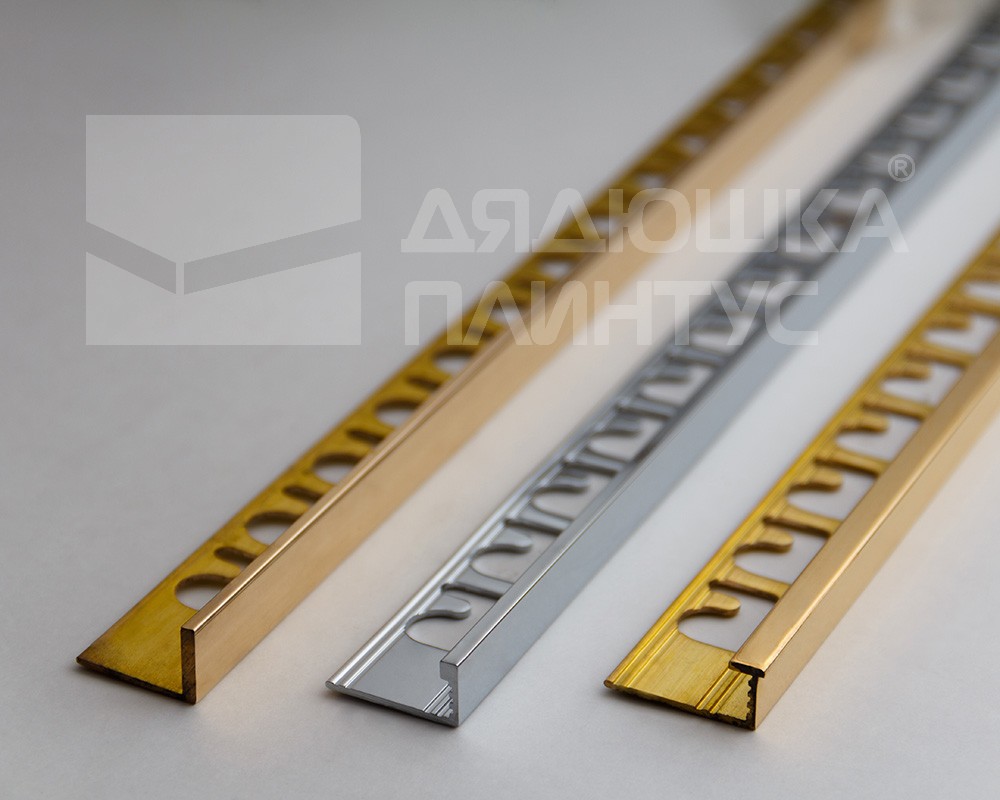 Профиль латунный Progress PELOC 125 12,5 мм 2,7 м Хромированный