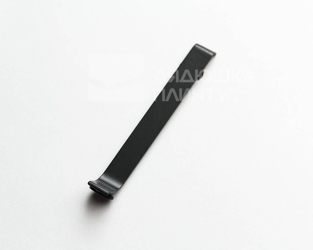 Соединитель для плинтуса Волшебная палочка 80 мм Чёрный матовый