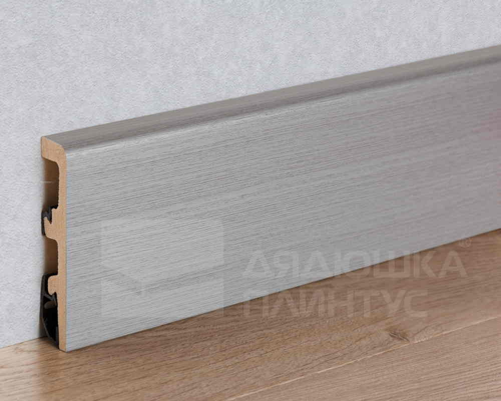 Плинтус напольный Arbiton Integra 02 Алюминий