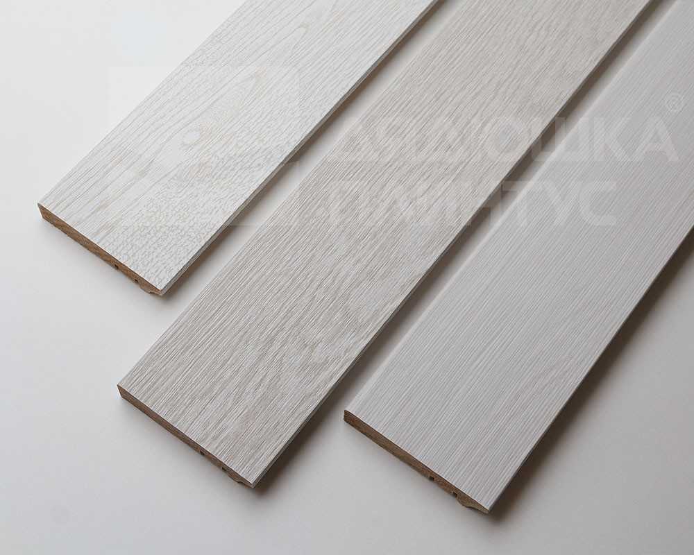 Плинтус МДФ Волшебная палочка. Гарден .203 Дуб белый