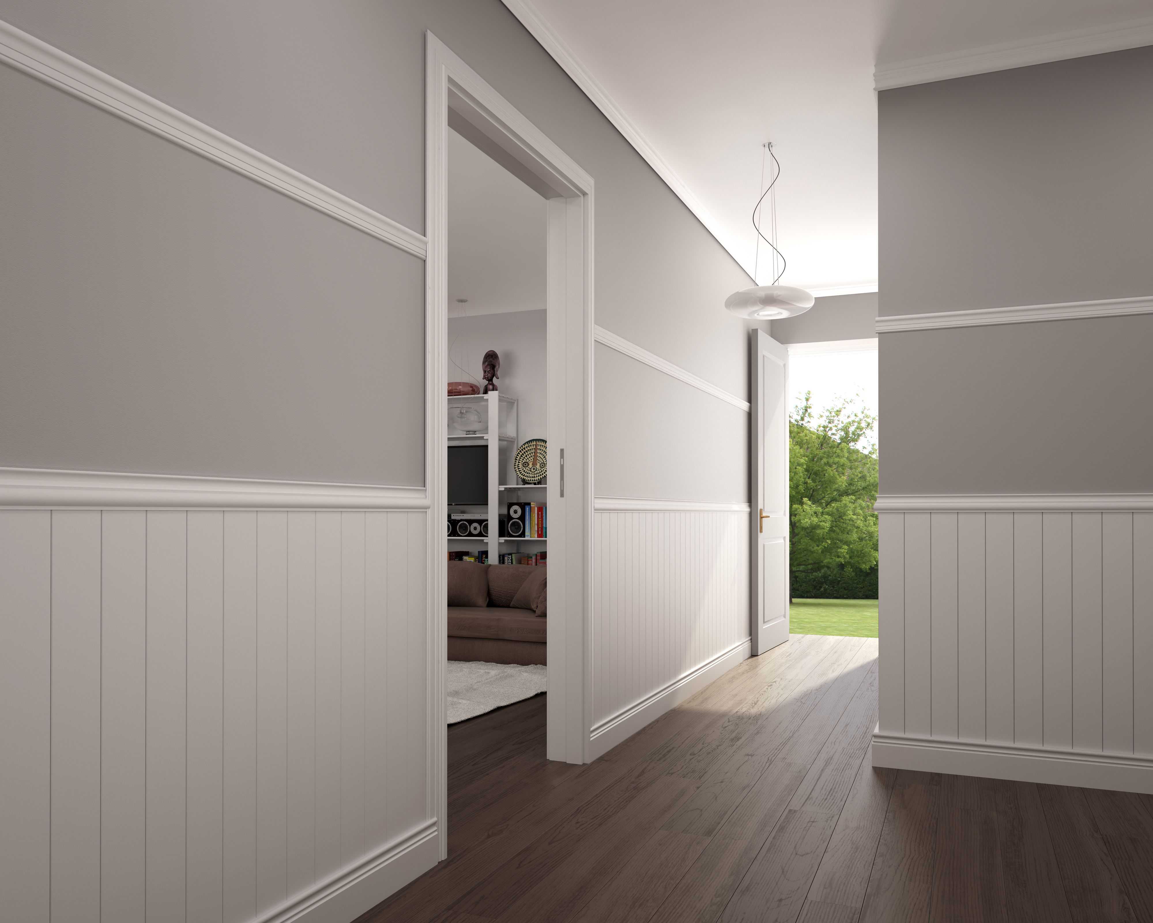 Плинтус МДФ Smartprofile Paint  100E Белый