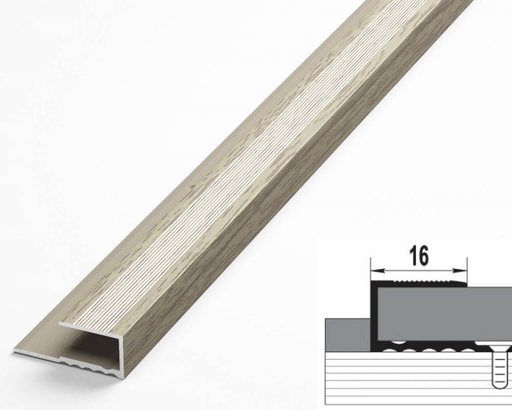 Профиль окантовочный ПК 05.2700.287 Дуб беленый