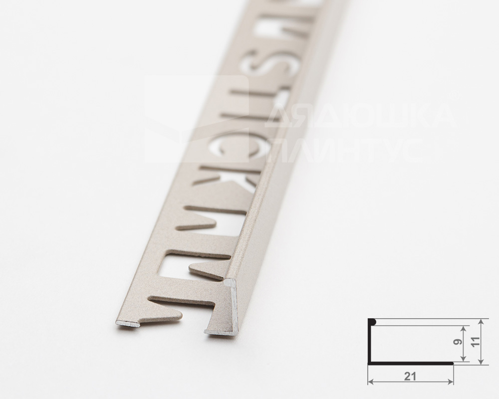 Профиль окантовочный Волшебная палочка MSPK 01.2700.74749 Кремовый рустик