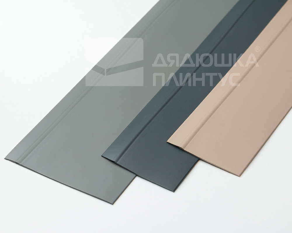 Плинтус эластичный ПВХ Dollken WL50 50мм х 15мм. 1069 Серый