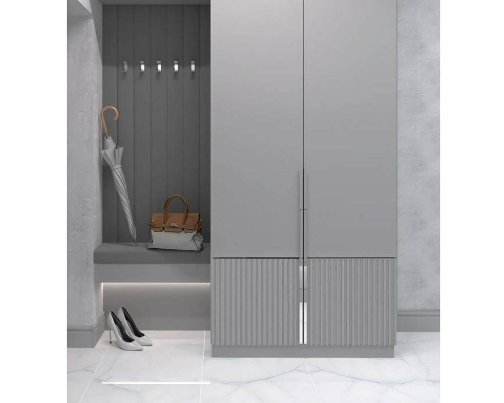 Плинтус из полистирола высокой плотности HI WOOD B100C 100мм х 13мм х 2,0м.